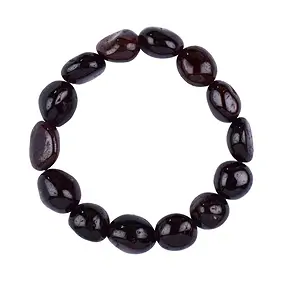 Armband, Granat, 10 - 12mm Nuggets | Großhandel Edelsteine, Heilsteine & Schmuck