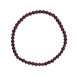 0608250104 Bracciale, granato, perline da 04 mm | grossista gemme e pietre curative