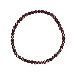 0608250104 Bracelet, grenat, 04mm perles rondes | Marco Schreier