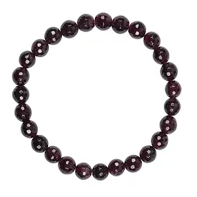 Armband, Granat, 08mm Kugeln, facettiert | GH Edelsteine, Heilsteine & Schmuck