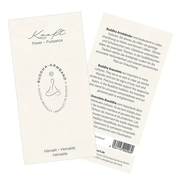 Pulsera de hematina | Schreier piedras preciosas, piedras curativas y joyería