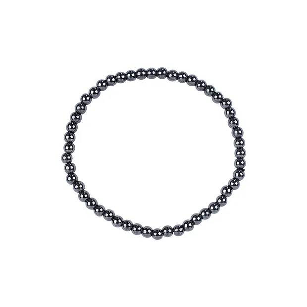 Armband, Hämatit (natur), 04mm Kugeln | Edelsteine, Heilsteine & Schmuck-Handel
