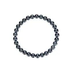 0608550106 Pulsera, Hematita (natural), cuentas 06mm | Marco Schreier