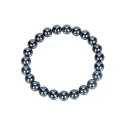 0608550108 Bracelet, Hematite (natural), 08mm beads | wholesaler gems & healing stones