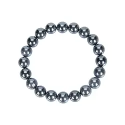 0608550110 Bracelet, Hematite (natural), 10mm beads | wholesaler gems & healing stones