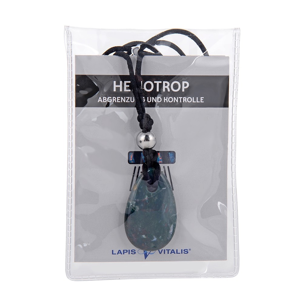 Pendentif Jaspe sanguin "Délimitation et contrôle" (Héliotrope) | Marco Schreier