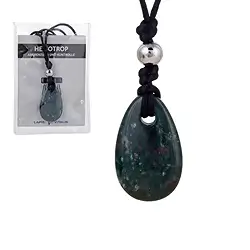 0608728001 Pendentif Jaspe sanguin "Délimitation et contrôle" (Héliotrope) | Marco Schreier