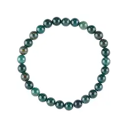 0608750106 Bracelet, Heliotrope (Bloodstone), 06mm beads | wholesaler gems & healing stones