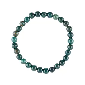 Bracciale, Eliotropio, perline da 06 mm | grossista gemme e pietre curative