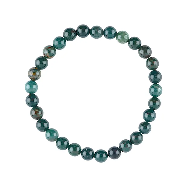 Armband, Heliotrop, 06mm Kugeln | Großhändler Edelsteine, Heilsteine & Schmuck