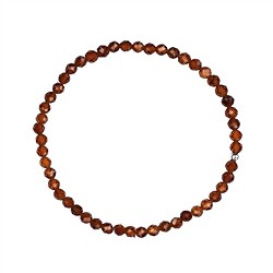 0608951041 Bracelet, hessonite (grenat), 03,7mm boules, facettes | Marco Schreier