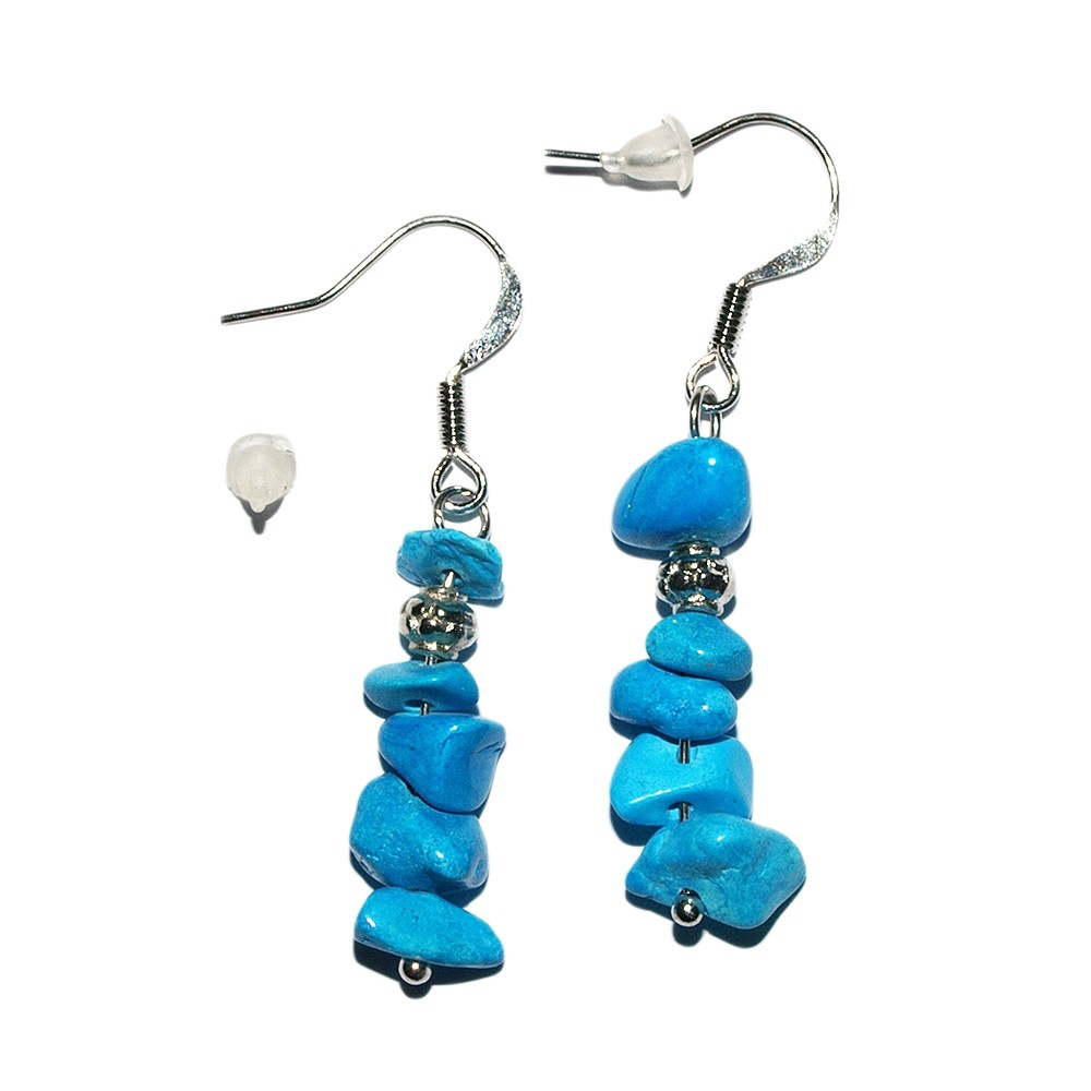 Split ear pendant, turquenite (dyed), for floor stand | Marco Schreier