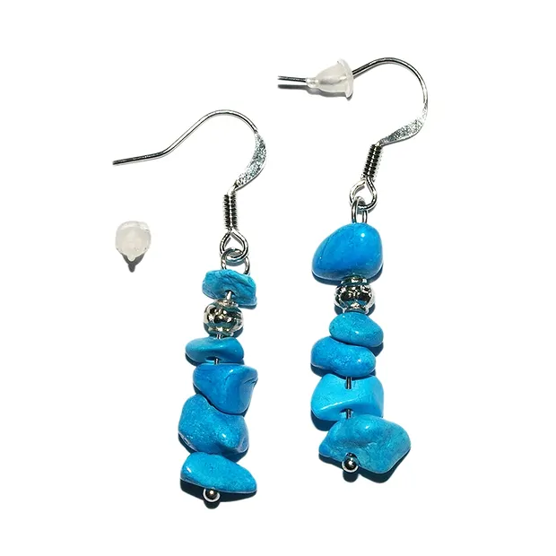 Split ear pendant, turquenite (dyed), for floor stand | Marco Schreier