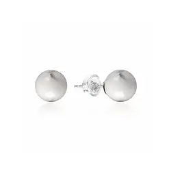 0609145108 Pendientes Magnesita, bola, 8mm, rodinado, sueltos | Marco Schreier