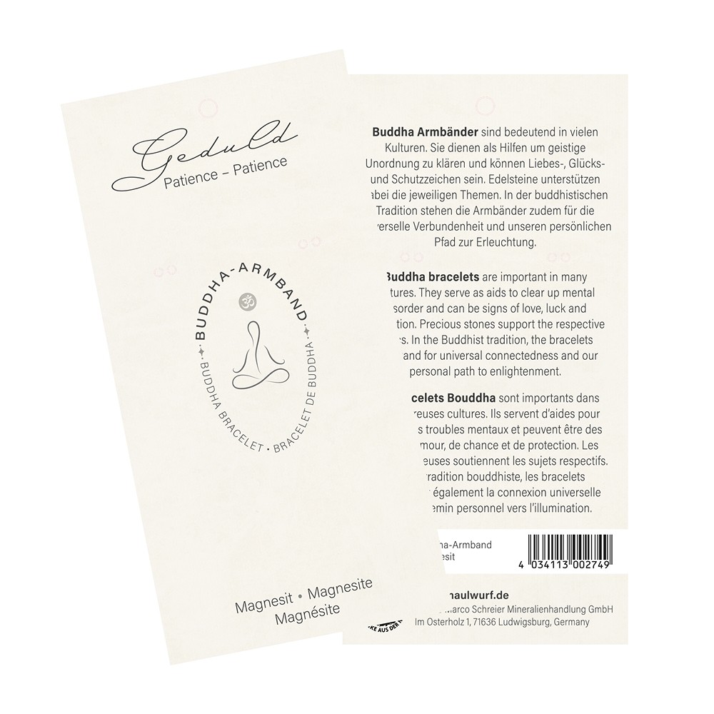 Bracciale Power Magnesite | Ingrosso Schreier; gemme, pietre curative e gioielli