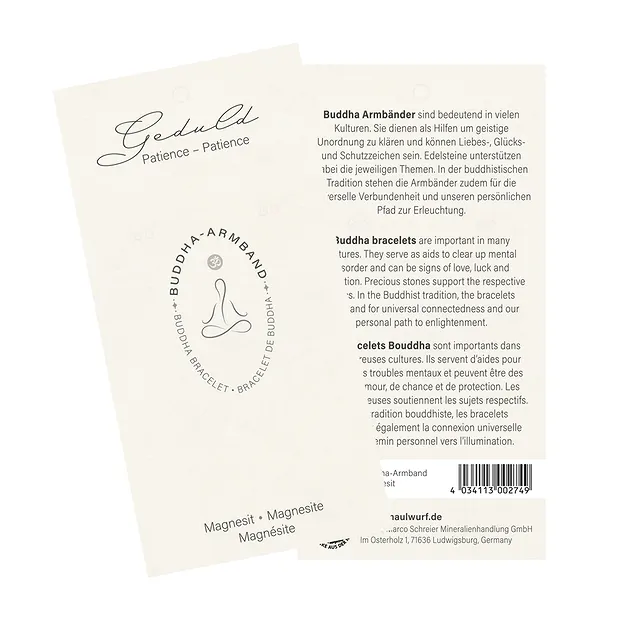 Kraftarmband Magnesit | Schreier Großhändler Edelsteine, Heilsteine & Schmuck