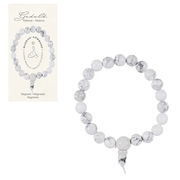 Kraftarmband Magnesit | Schreier Großhändler Edelsteine, Heilsteine & Schmuck