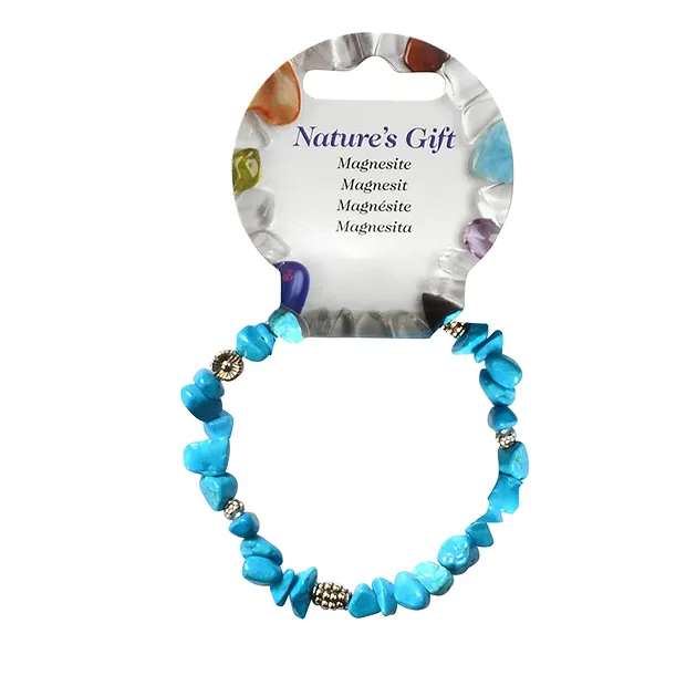 Bracciale di schegge, turquenite (color magnesite), per supporto da terra | Marco Schreier