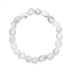 0609150079 Armband, Magnesit, 08 - 10mm Nuggets | Schreier Edelsteine, Heilsteine & Schmuck