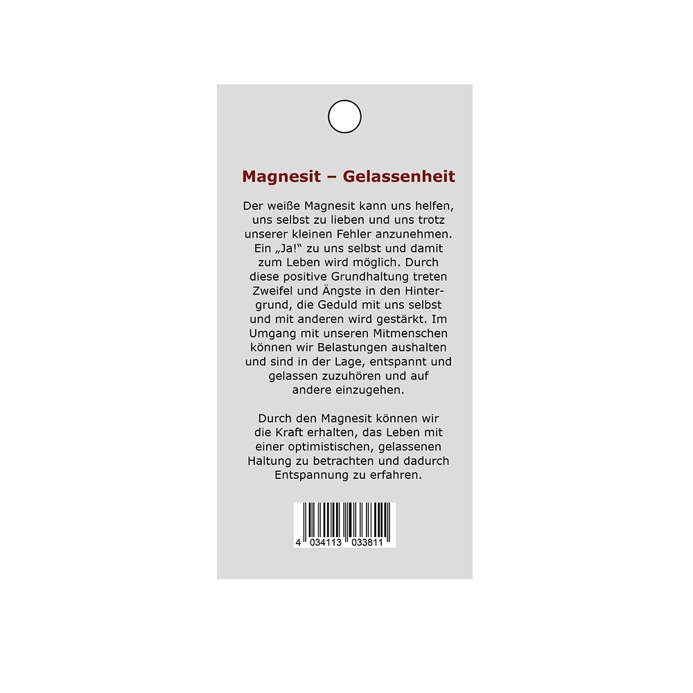 Power stone pendant Magnesite (serenity) | wholesaler gems & healing stones