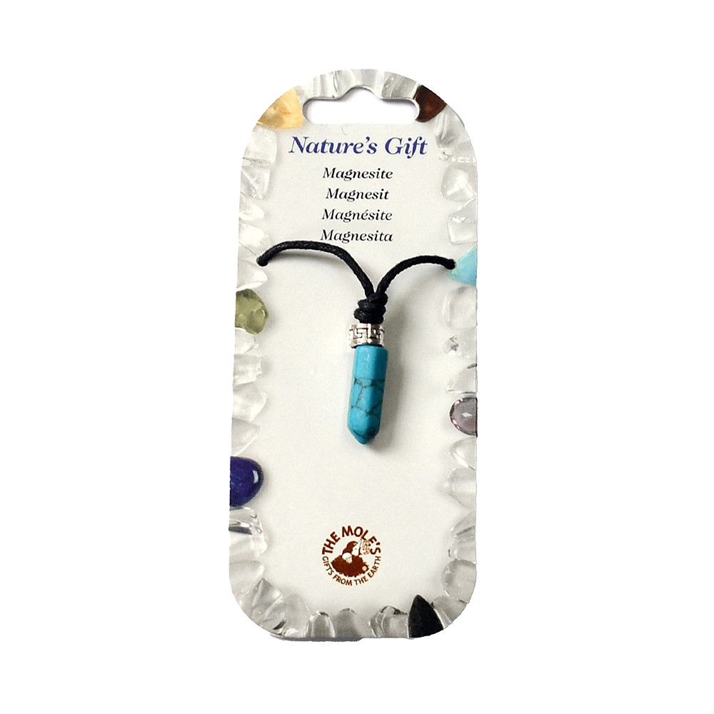 Pendentif stylo, turquénite (teintée), pour support au sol | Marco Schreier