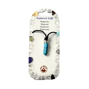 Stift-Anhänger, Turquenit (Magnesit gef.) | GH Edelsteine, Heilsteine & Schmuck