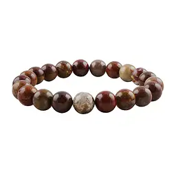0609550110 Pulsera, jaspe (jaspe fantasía), cuentas de 10mm | Marco Schreier