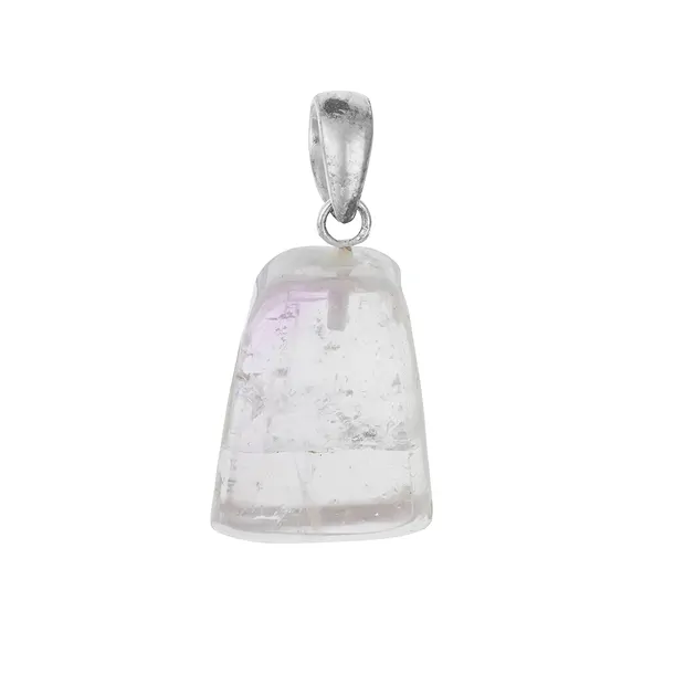 Pendant Tumbled Stone, Kunzite, 2,6cm | wholesale gems, healing stones & jewelry