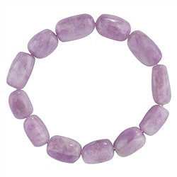 0610150071 Bracelet, Kunzite, 13 - 16mm nuggets | wholesaler gems, healing stones &amp; jewelry