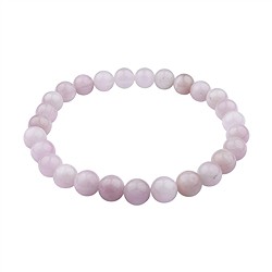 0610150187 Bracelet, Kunzite, 07 - 08mm beads | wholesaler gems, healing stones & jewelry