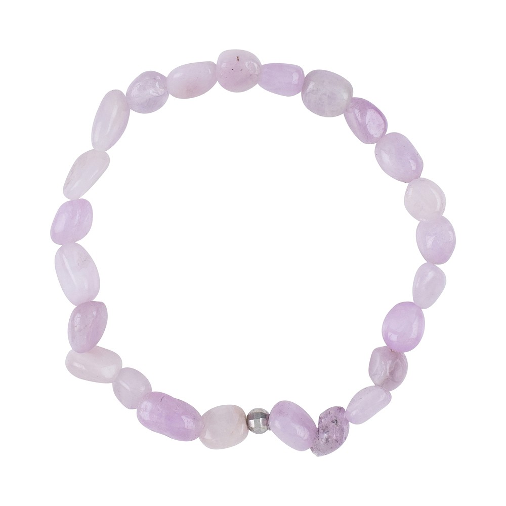 Bracelet, Kunzite, 06-08mm nuggets | wholesaler gems, healing stones & jewelry