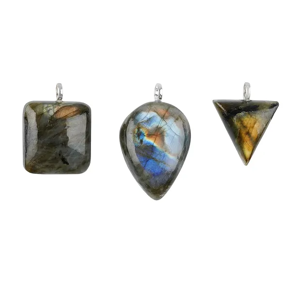 Ciondolo in labradorite, forma libera, 3,2 cm | Marco Schreier