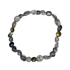 Bracciale, Labradorite (scura), pepite di 06-08 mm | Marco Schreier