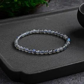 Armband, Labradorit (dunkel), 05mm Kugeln | GH Edelsteine, Heilsteine & Schmuck
