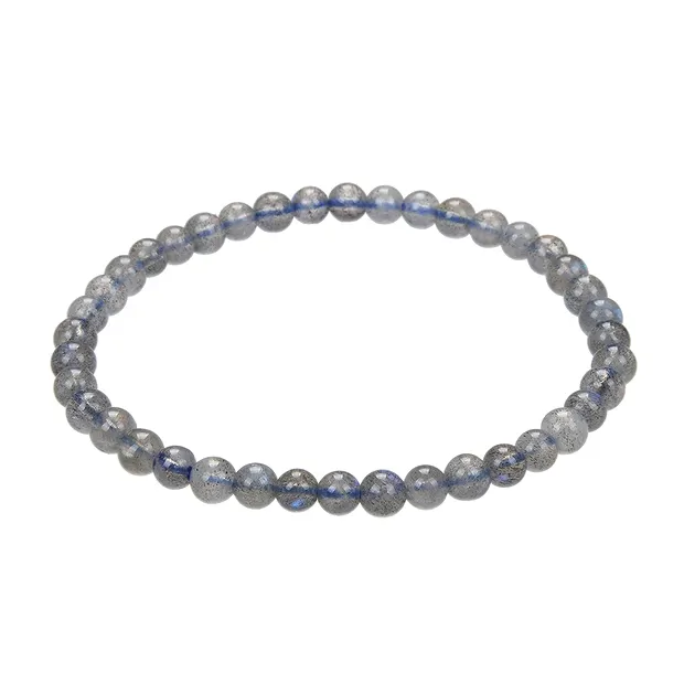 Bracelet, Labradorite (dark), 05mm beads | wholesaler gems & healing stones