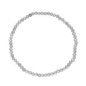Armband, Labradorit (dunkel), 03mm Kugeln, facettiert, 19cm | Marco Schreier