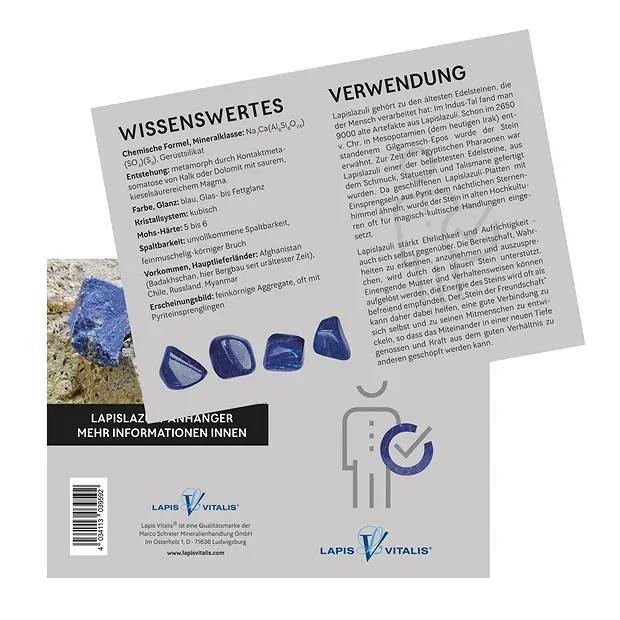 Anhänger Lapis Lazuli "Aufrichtigkeit und Wahrheit" | Marco Schreier