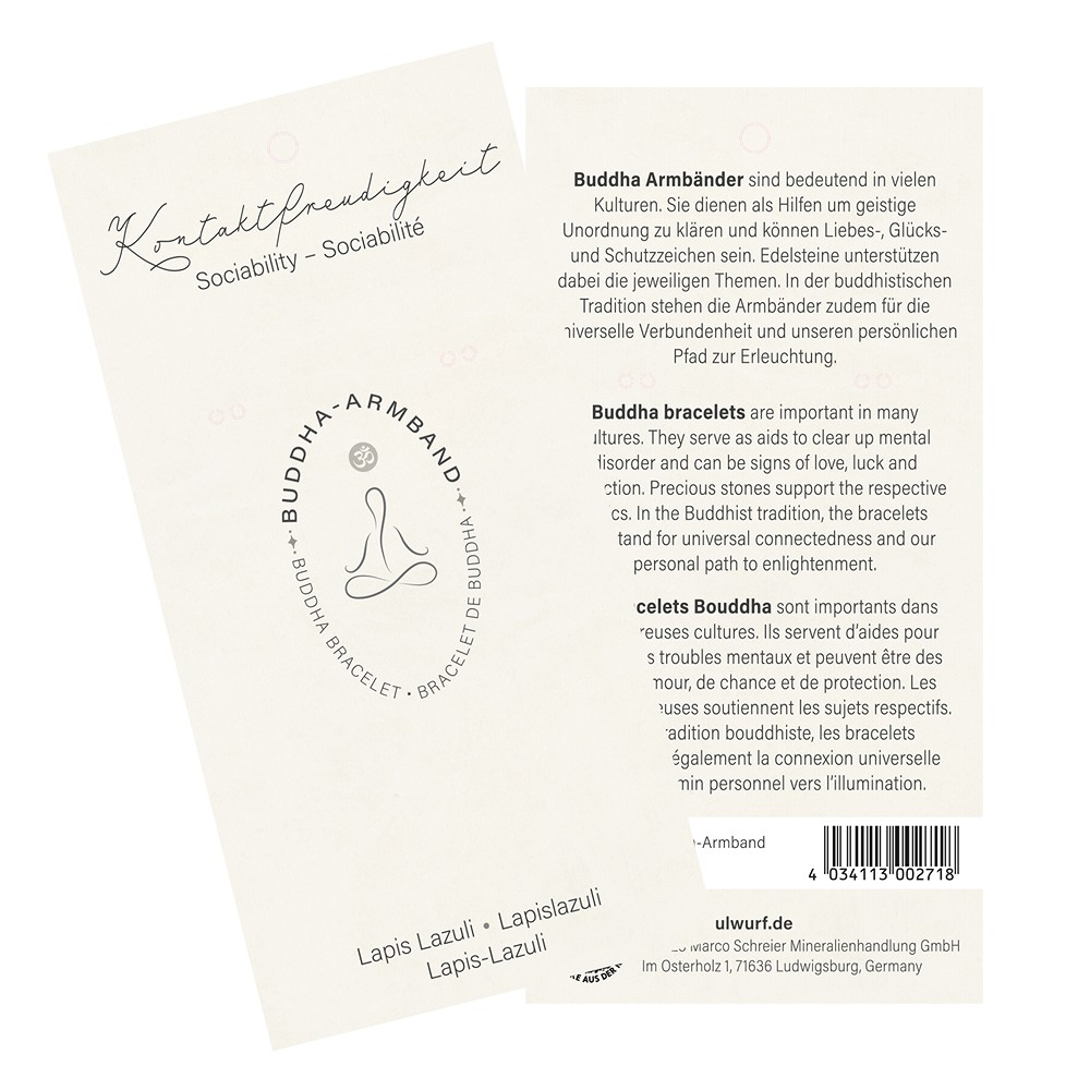 Kraftarmband Lapis Lazuli | Schreier Großhandel Edelsteine, Heilsteine & Schmuck