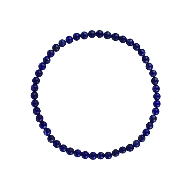 Armband, Lapis Lazuli , 04mm Kugeln | Schreier Edelsteine, Heilsteine & Schmuck