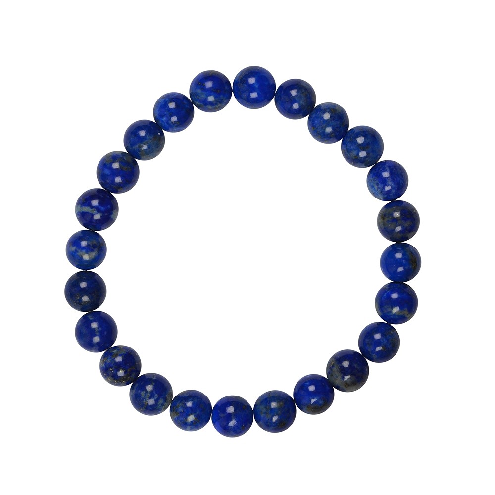 Bracelet, Lapis Lazuli, 08mm beads | wholesaler gems, healing stones & jewelry