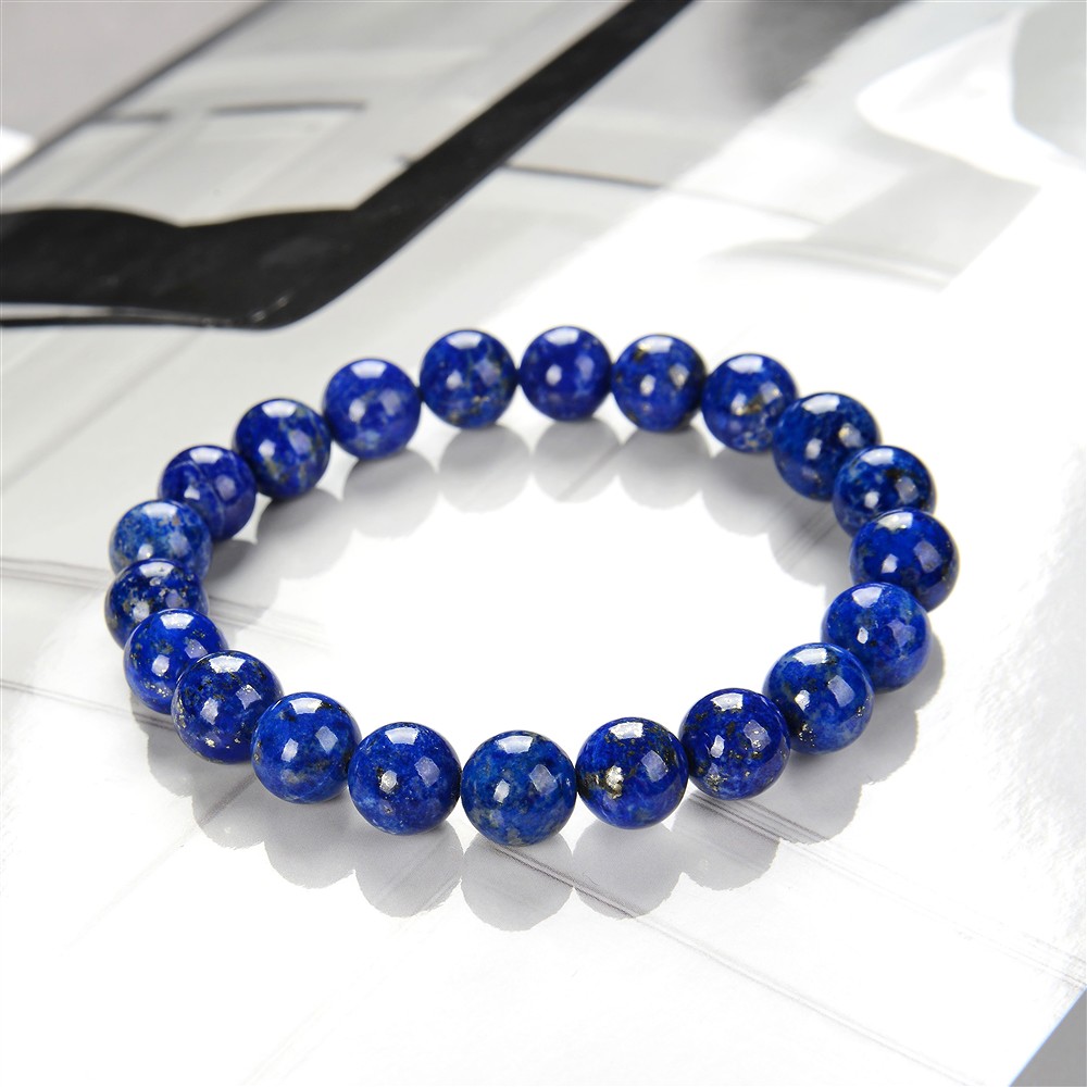 Bracelet, Lapis Lazuli, 09-10mm beads | wholesale gems, healing stones & jewelry