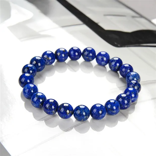 Bracelet, Lapis Lazuli, 09-10mm beads | wholesale gems, healing stones & jewelry