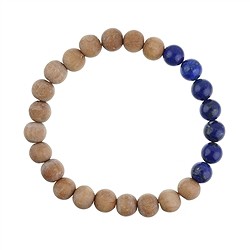 0610450161 Armband, Lapis Lazuli, Sandelholz, 8mm, 20cm | Edelsteine, Heilsteine & Schmuck