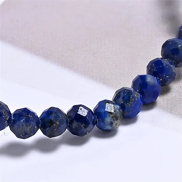 Armband, Lapis Lazuli, 03mm Kugeln, facettiert, 14cm (kurz) | Marco Schreier