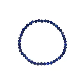 Bracelet, Lapis Lazuli, 03mm beads, faceted, 14cm (short) | Marco Schreier