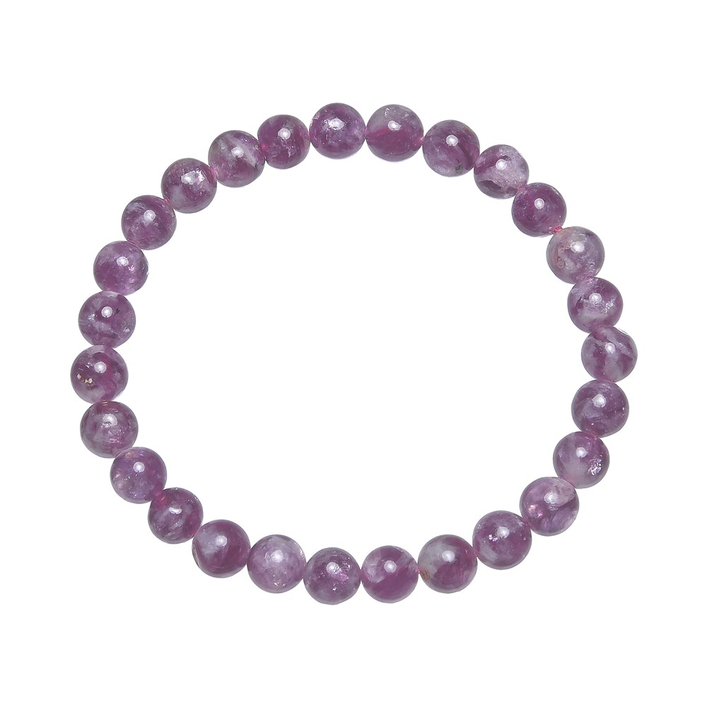 Bracciale, Lepidolite (stab.), perle di 06-07 mm | Marco Schreier