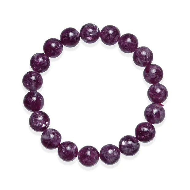 Armband, Lepidolith (stab.), 10 - 11mm-Kugeln | Edelsteine, Heilsteine & Schmuck