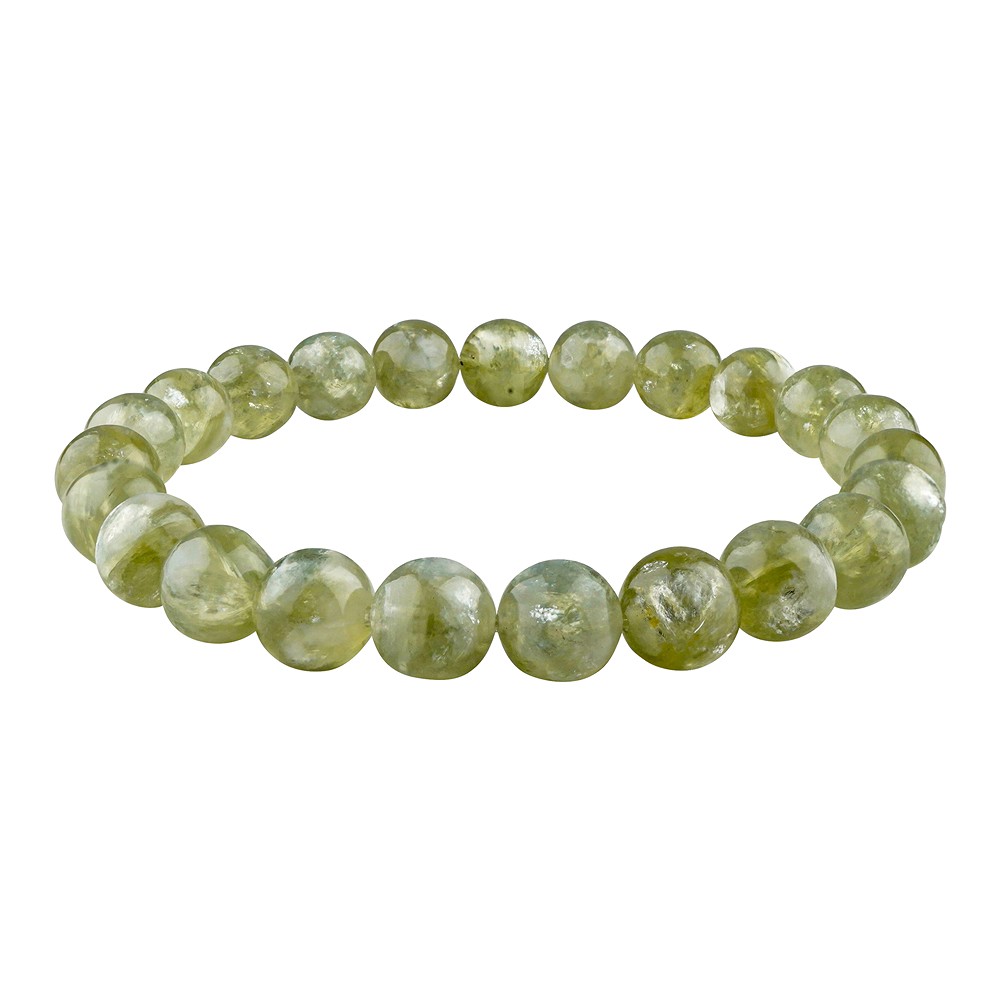 Bracciale, Lepidolite verde (a bastoncino), 08–09 mm, perline | Marco Schreier