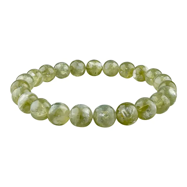 Bracciale, Lepidolite verde (a bastoncino), 08–09 mm, perline | Marco Schreier