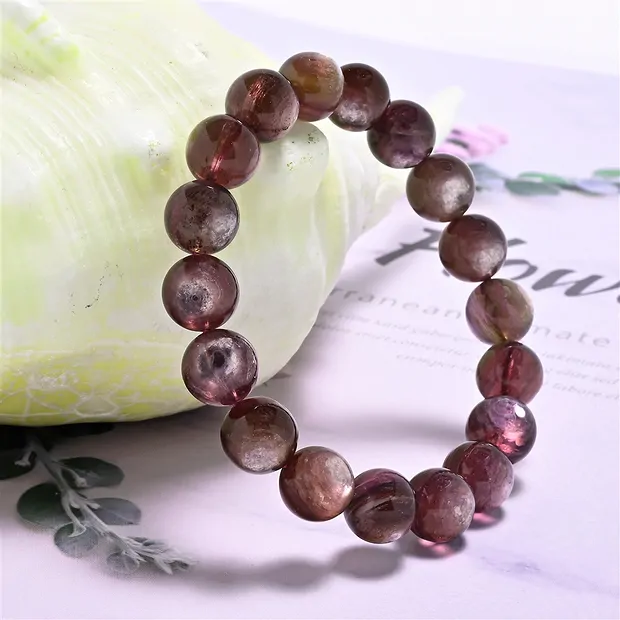 Armband, Lepidolith (stab.), 11mm-Kugeln | GH Edelsteine, Heilsteine & Schmuck